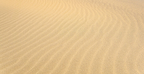 natural background, sandy desert surface with wind ripples