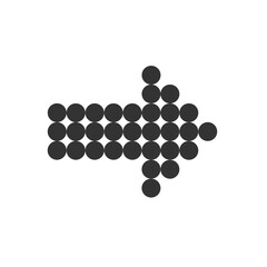 Arrow black icon. Cursor. Modern arrow.