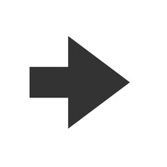 Arrow black icon. Cursor. Modern arrow.