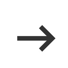 Arrow black icon. Cursor. Modern arrow.