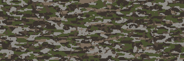 European War Battlefield Digital Camouflage, Highly sophisticated camouflage pattern to destroy visibility from digital devices, Strategy for hiding from detection and assault clearance.