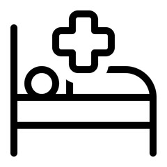 bed medical icon