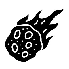 Meteorite Glyph Icon