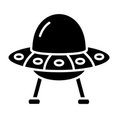 Ufo Glyph Icon