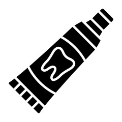 Toothpaste Glyph Icon