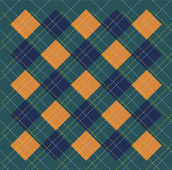 Seamless geometric pattern with squares. Checkered tablecloth seamless pattern, pattern vector. Scottish Pattern background vector. Plaid tablecloth. Checkered tablecloth  pattern fabric.