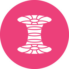 Wormhole Multicolor Circle Glyph Inverted Icon