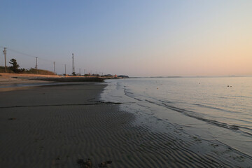 Obraz premium sunset on the beach