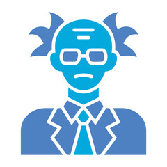 Scientist Glyph Two Color Icon