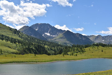 lake in the mountains