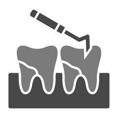 Scaling Greyscale Glyph Icon