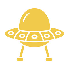 Ufo Multicolor Glyph Icon