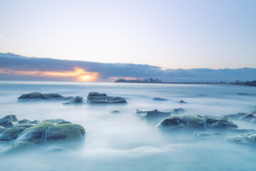 sunrise over the sea