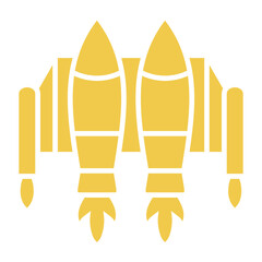 Jetpack Multicolor Glyph Icon