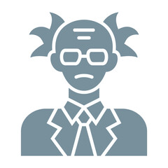 Scientist Multicolor Glyph Icon