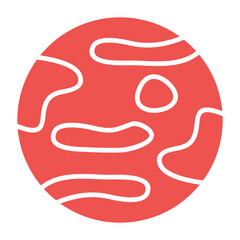 Mercury Multicolor Glyph Icon