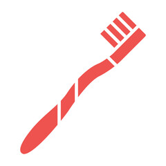 Toothbrush Multicolor Glyph Icon