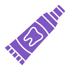 Toothpaste Multicolor Glyph Icon