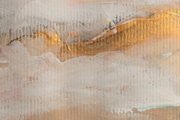 Modern oil and Acrylic smear blot painting wall. Abstract texture color stain brushstroke...