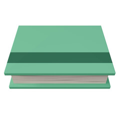 Green book fantasy. 3d rendering.