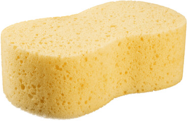 Yellow Cleaning Sponge - Isolated