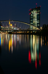 Obraz premium Frankfurt at night, Germany