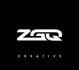 ZGQ Letter Initial Logo Design Template Vector Illustration