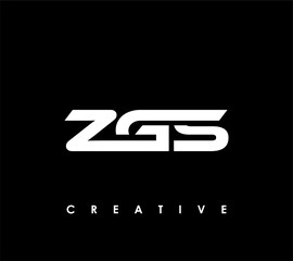 ZGS Letter Initial Logo Design Template Vector Illustration