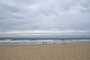 Accès à la plage de Salie à la Teste-de-Buch , Gironde Aquitaine - France
