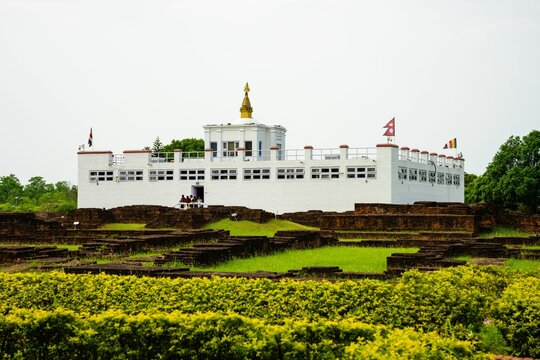 Maya Devi Temple, the Birthplace of Gautama Buddha, in Lumbini, Nepal