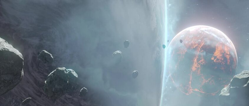 Exo Planet Cinematic Space " Realistic "