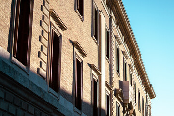 Naklejka premium old brick building