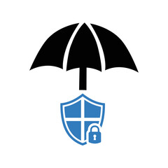 Security, protection, safe icon. Simple flat design Concept.