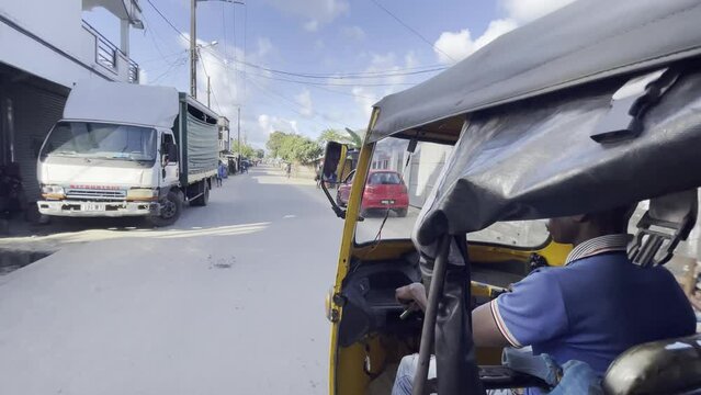 A Ride In A Tuk Tuk (Auto Rickshaw)  