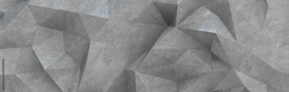 Poster shape. distorted low poly backdrop with sharp lines.