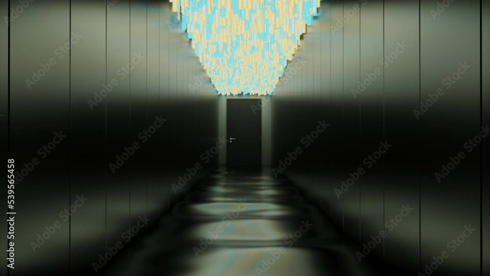 Poster gray empty rooms. design. animation with bright rooms filled with various objects.