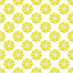 Christmas toys pattern. Bright Christmas ornament. Watercolor illustration. Hand drawn artwork.