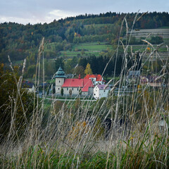 Kościół ukryty w trawach. © Adam