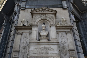 Fototapeta na wymiar Auguste Orts Monument, Pl. de la Bourse 1, 1000 Bruxelles, Belgien