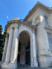 Obraz premium Buenos Aires, Argentina: architecture palace, now the Museum of Decorative Art. Built in the early XX century by the architect Rene Serjeant. Exhibition Italian Design