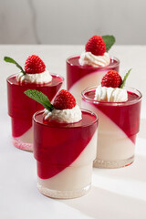 red and white jelly for valentine's day