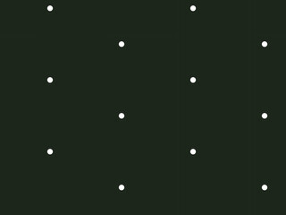 Seamless texture of white vector dots on green