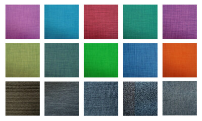 Fototapeta premium fabric samples