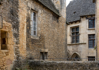 upper floor view of a well-preserved 14th century medieval town building