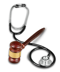 Gavel and stethoscope