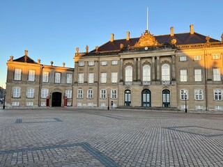 Königliches Schloss Amalienboirg in Kopenhagen, Dänemark. 