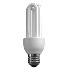 3d rendering illustration of a CFL stick lamp