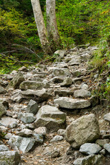 Fototapeta premium 涸沢カールまでの登山道