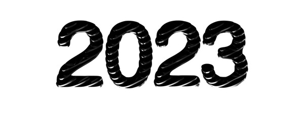 2023 New year change, turn.
