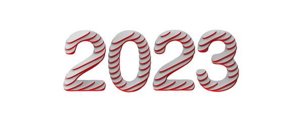 Obraz premium 2023 text flyer design on graphic